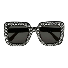 Okulary imprezowe Boland w kolorze bling bling czarne