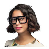 Designerskie okulary imprezowe w stylu retro Boland