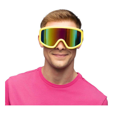 Gogle narciarskie Boland Party w kolorze neonowożółtym