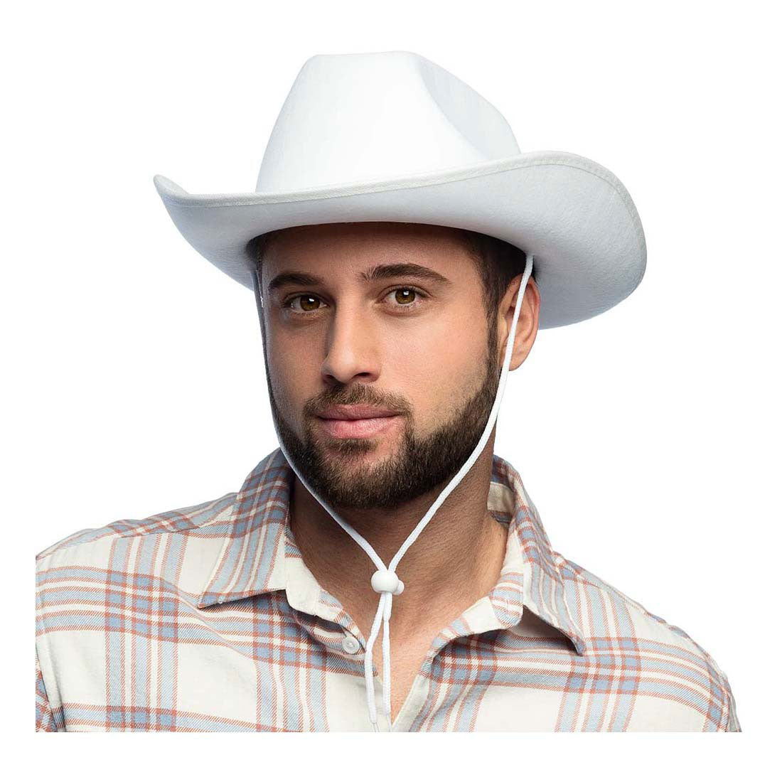Kapelusz rodeo Boland w kolorze białym