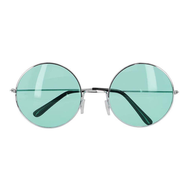 Okulary imprezowe Boland hippie XL zielone