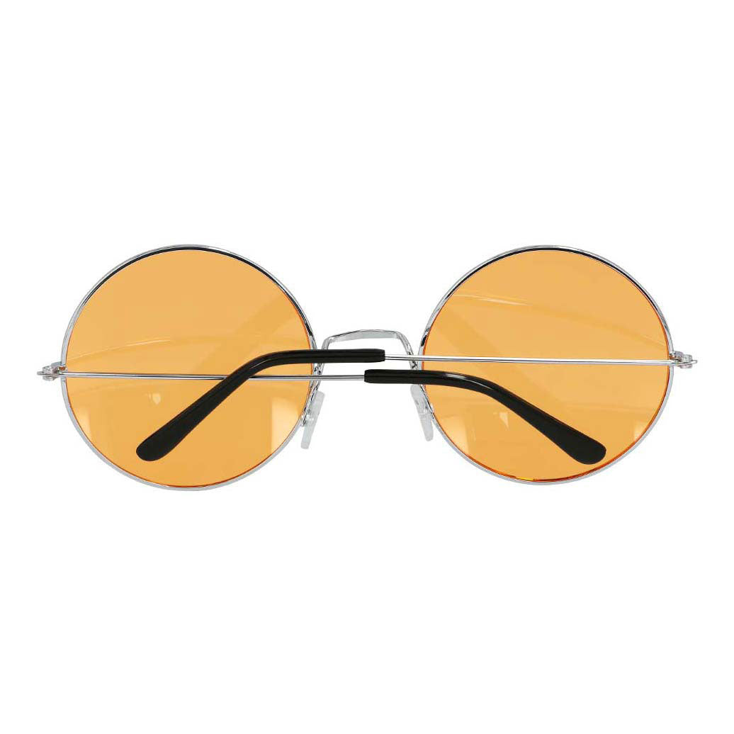 Okulary imprezowe Boland hippie XL pomarańczowe