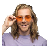 Okulary imprezowe Boland hippie XL pomarańczowe