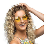 Okulary imprezowe Boland hippie XL żółte
