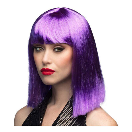 Peruka Boland do tańca, neonowo fioletowa
