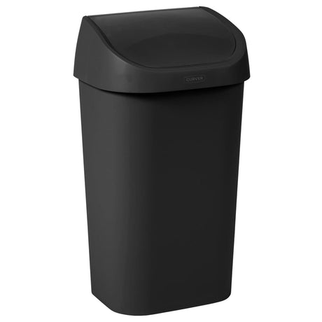 Kosz na śmieci Curver Mistral swing 50l czarny 38,8x30,3x69cm (kolor kosza może się nieznacznie różnić)