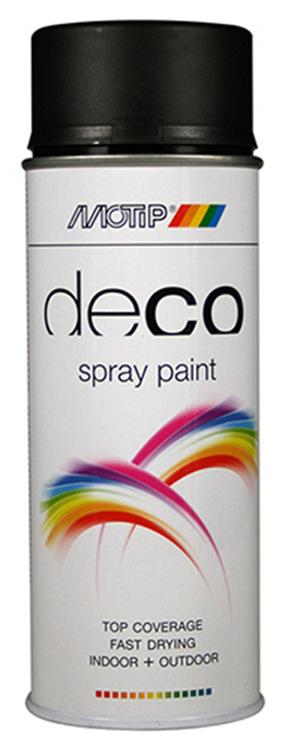 Motip 1051832 - sp. matowy ral 9005 głęboka czerń spray puszka 400 ml | 1 szt
