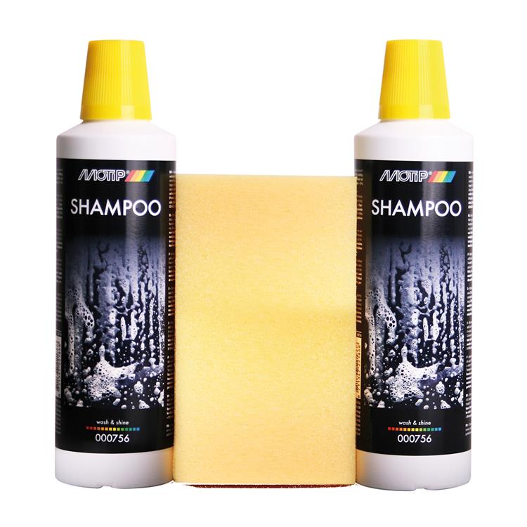 Motip 1051510 - butelka do mycia i nabłyszczania szamponu 2x 500ml | 1 szt