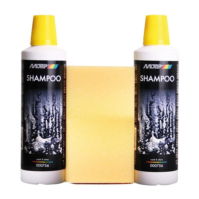 Motip 1051510 - butelka do mycia i nabłyszczania szamponu 2x 500ml | 1 szt