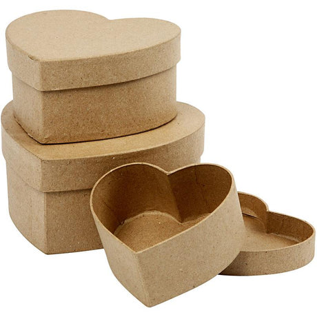 Firma Creativ https: www.cchobby.nl serca-pudełka-h-5-6-5-7-5-cm-b-10-12-5-15-cm-3-piece-1-set