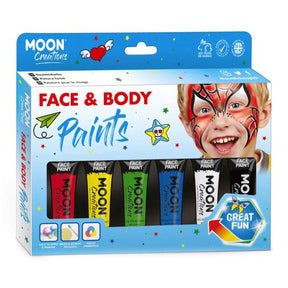 Zestaw do makijażu ciała Haza White Beard Face Paint - kolory podstawowe