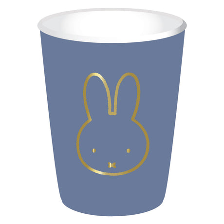 Kubki Haza Białobrodego Miffy niebieskie, 8 szt.