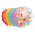 Balony Haza Białobrody tęcza, 10 szt.