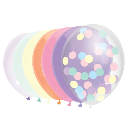 Balony Haza Białobrody pastelowe, 10 szt.