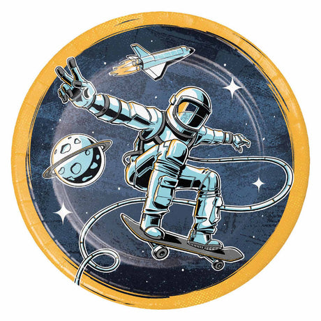 Talerze astronauty Białobrodego Haza, 8 szt.