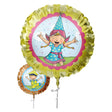 Haza witbaard folieballon fien teun - 45cm