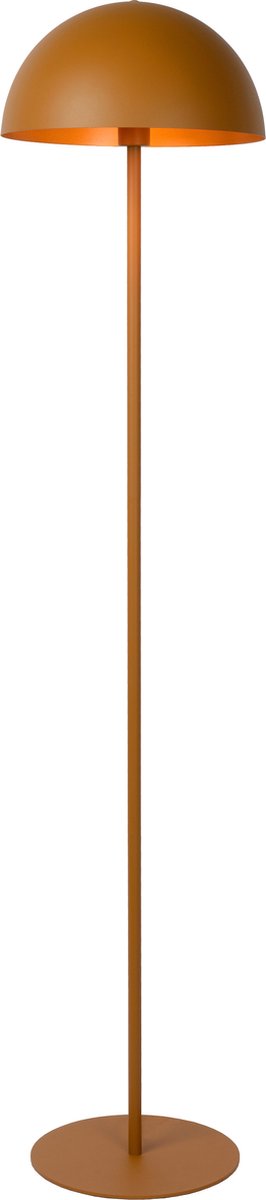 Lucide siemon - lampa podłogowa - ø 35 cm - 1xe27 - ochra żółta