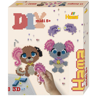 Hama koraliki do prasowania 2500 sztuk 3D salon zwierząt | 2 szt