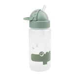 Done by Deer słomkowy kubek croco green, 350ml