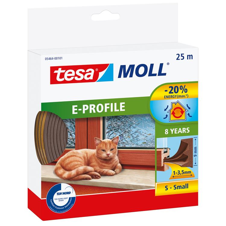 Tesa 1003332 - profil moll cl.e szerokość 25m | 10 sztuk