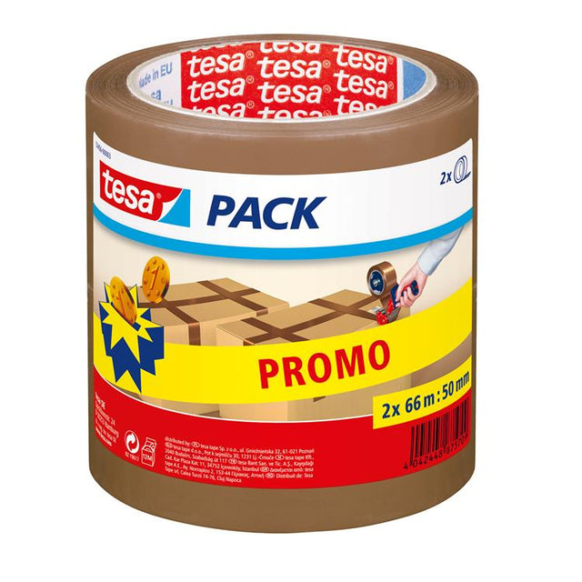 Tesa 1001677 - opakowanie 2 rolek 66mx50mm | 6 sztuk