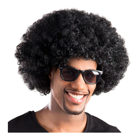 Peruka Boland afro czarna dla dorosłych