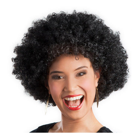 Peruka Boland afro czarna dla dorosłych