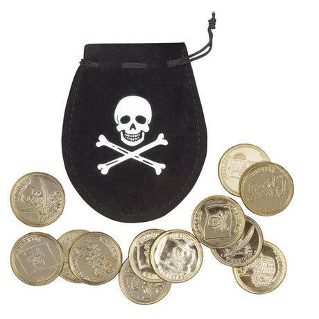 Boland Geldbuidel Pirate + 12 Monety