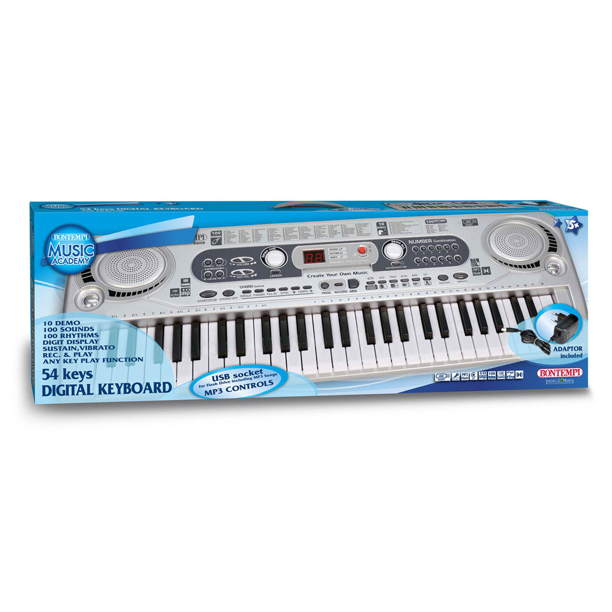 Klawiatura cyfrowa Bontempi, 54 klucze