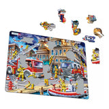 Puzzle Larsen Strażacy, 45 szt.