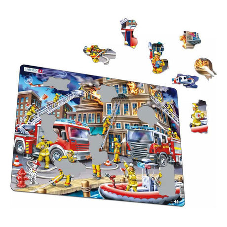 Puzzle Larsen Strażacy, 45 szt.
