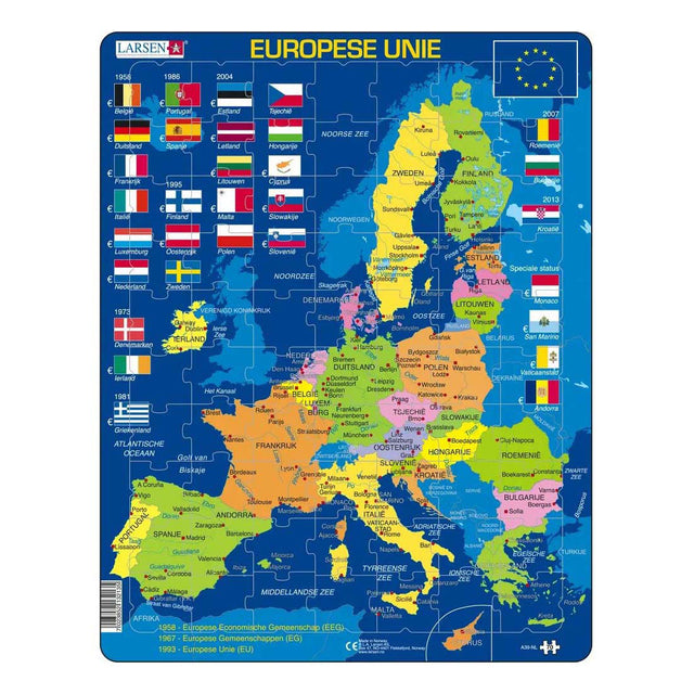 Puzzle Selecta Larsen Unia Europejska, 70 szt.
