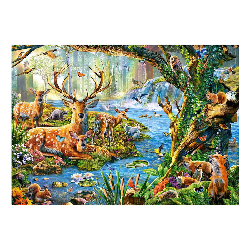 Puzzle Castorland leśne życie, 500 elementów.
