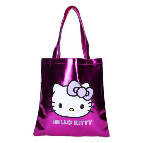 Metaliczne ruchy Vadobag hello kitty shopper