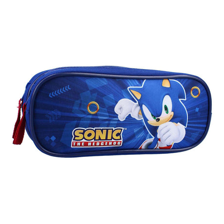 Etui Vadobag Sonic Still nie do zatrzymania, 2 przegródki - niebieskie