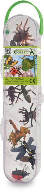 Mini zestaw figurek Collecta - 12 owadów - owady - ręcznie malowane - miniatura