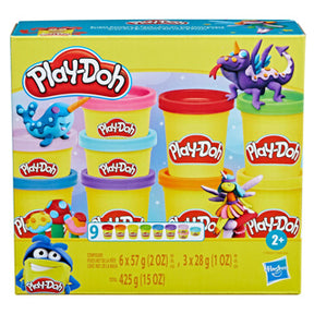 Playdoh 9-pak różne | 3 sztuki