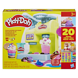 Zestaw tęczowej, błyszczącej kawiarni Playdoh