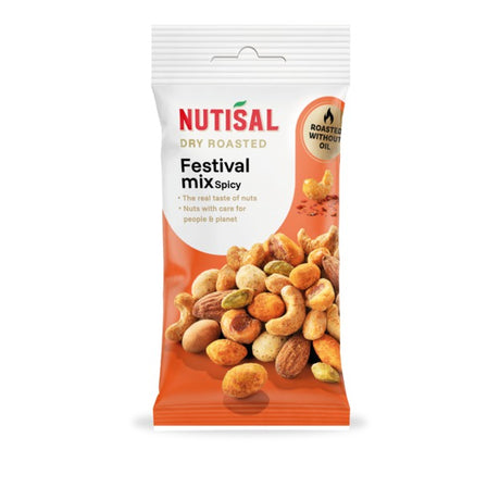 Torebka na mieszankę festiwalową Nutisal, suszona, palona (14x 60 gr)
