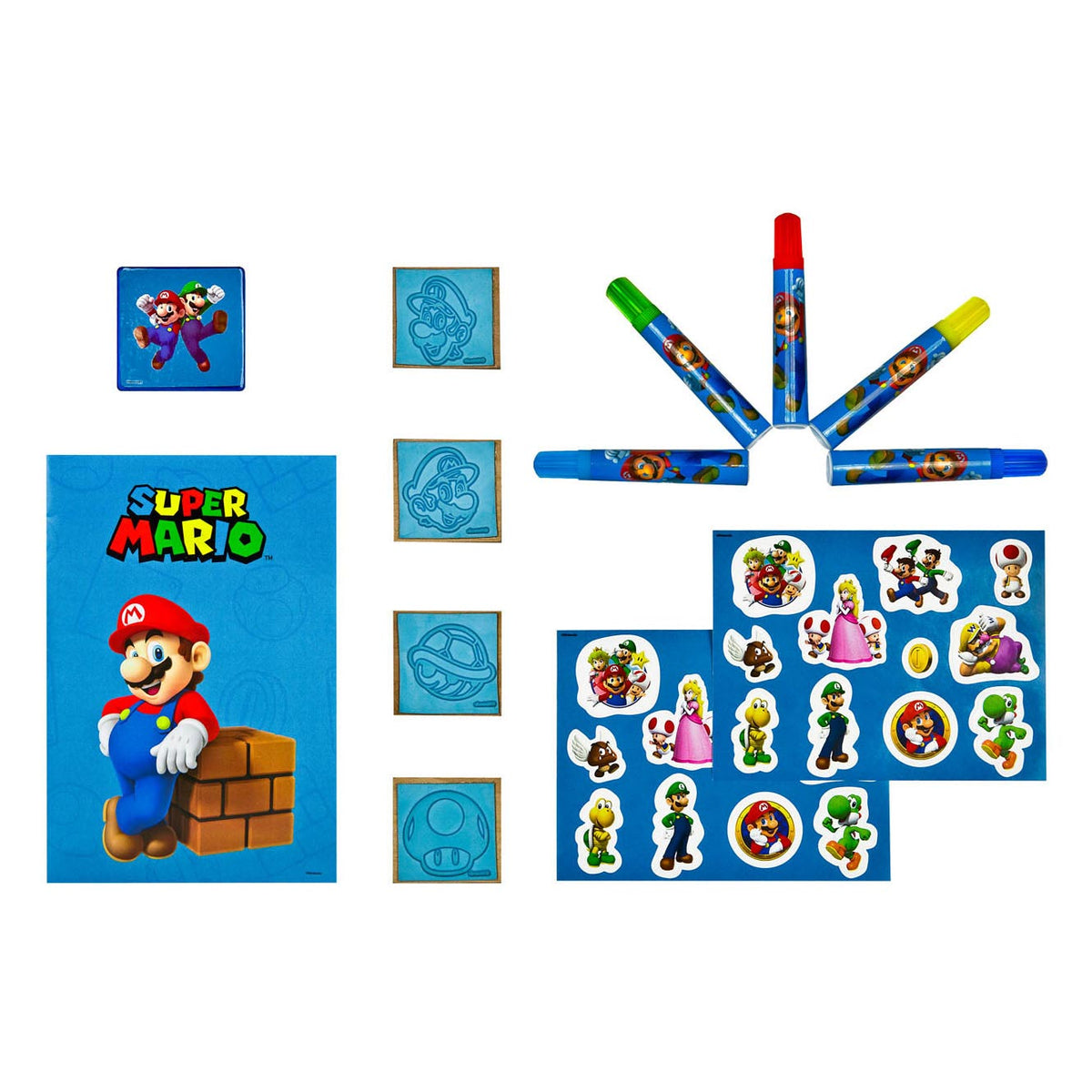 Zestaw znaczków Under Cover Super Mario Mega