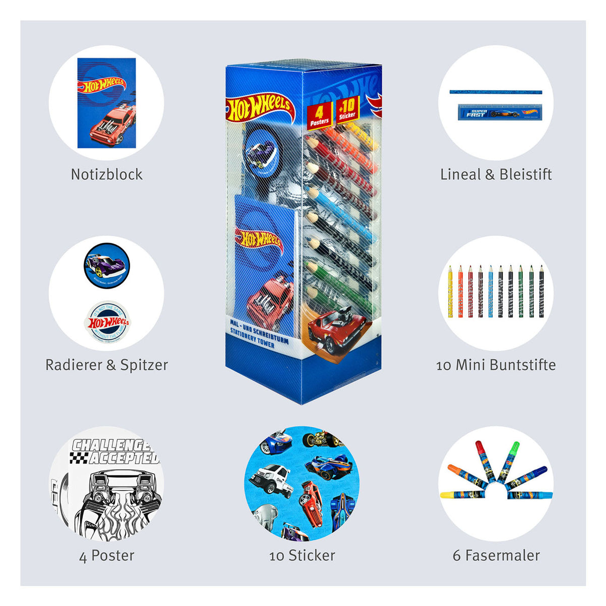 Hot Wheels stacjonarny TOREN, 35DLG.