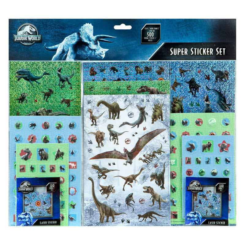 Super zestaw naklejek Undercover Jurassic World