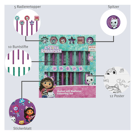 Undercover Color Set z Dollhouse Gummen Gabby, 29dlg.
