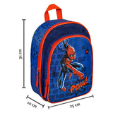 Tajny plecak z przednią kieszenią Spiderman