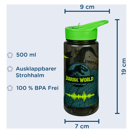 Niemarkowy kubek do picia Sans Marque Jurassic World o pojemności 500 ml