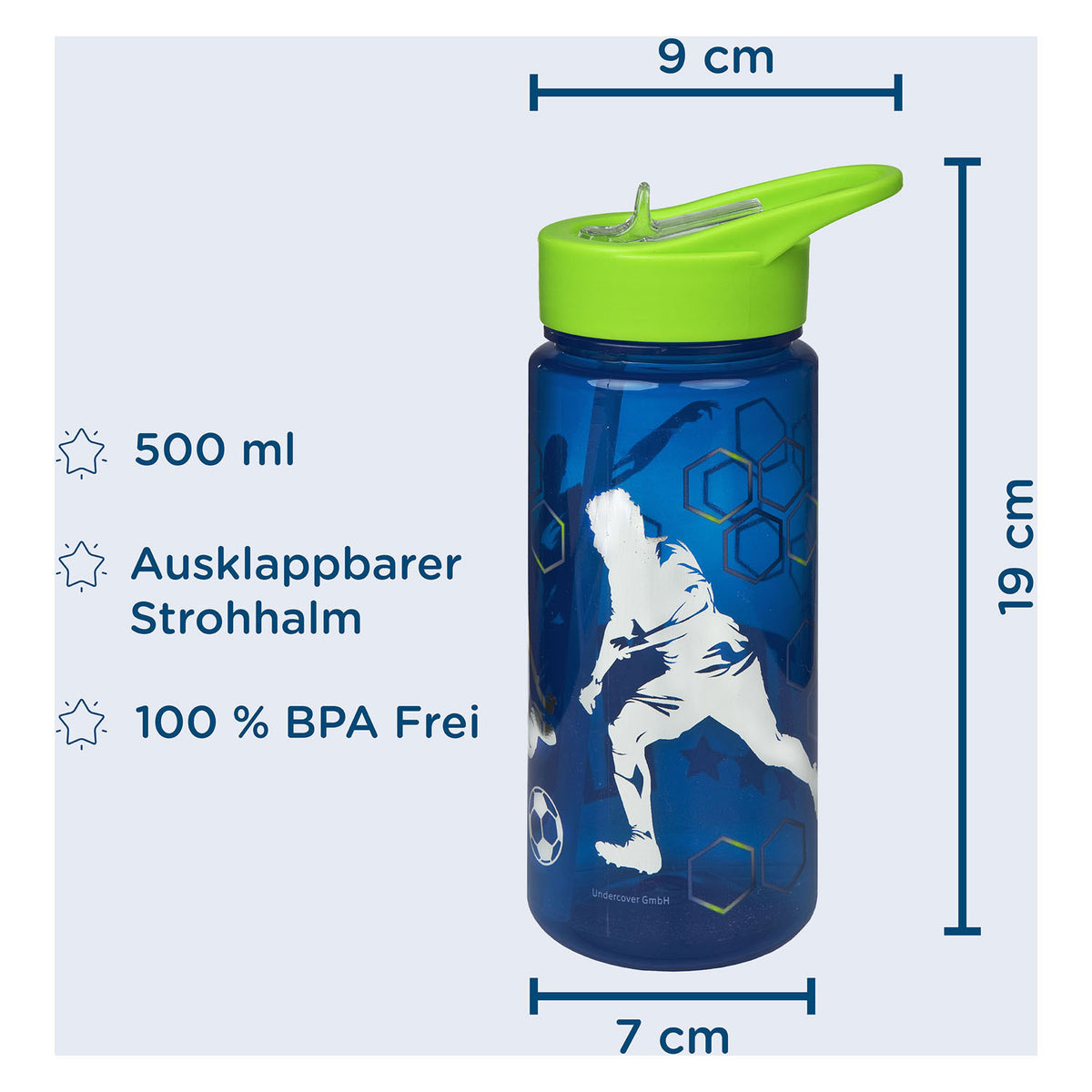 Undercover Aero Picie Bottic Football, 500 ml