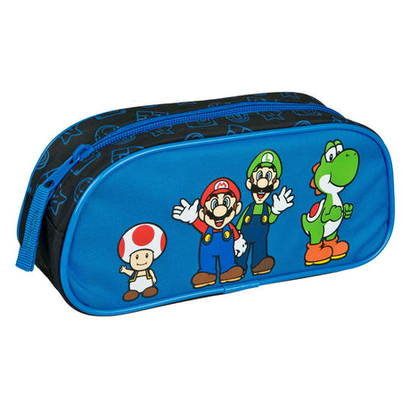 Piórnik Undercover Super Mario niebieski, zapinany na zamek