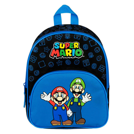 Plecak Undercover z przednią kieszenią Super Mario w kolorze niebieskim