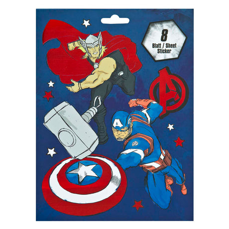 Książka z naklejkami „Avengers” zawierająca 8 kartek