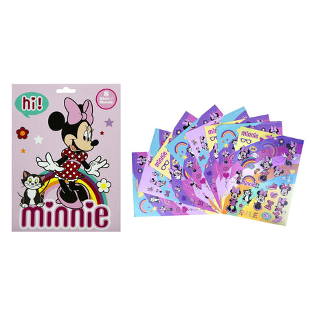 Książka z naklejkami Undercover Myszka Minnie, zawierająca 8 kartek